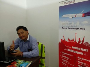 Roy Watulingas Station Manager Sriwijaya Air Balikpapan