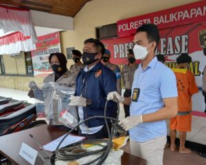 kabel Telkomsel yang dicuri pelaku