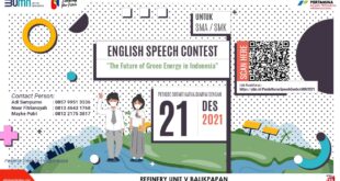 English Speech Contest Bagi Pelajar Balikpapan