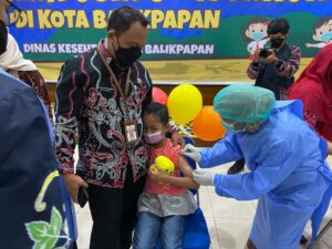 vaksinasi anak di Balikpapan