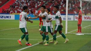 Witan Sulaiman usai mencetak gol / laman PSSI