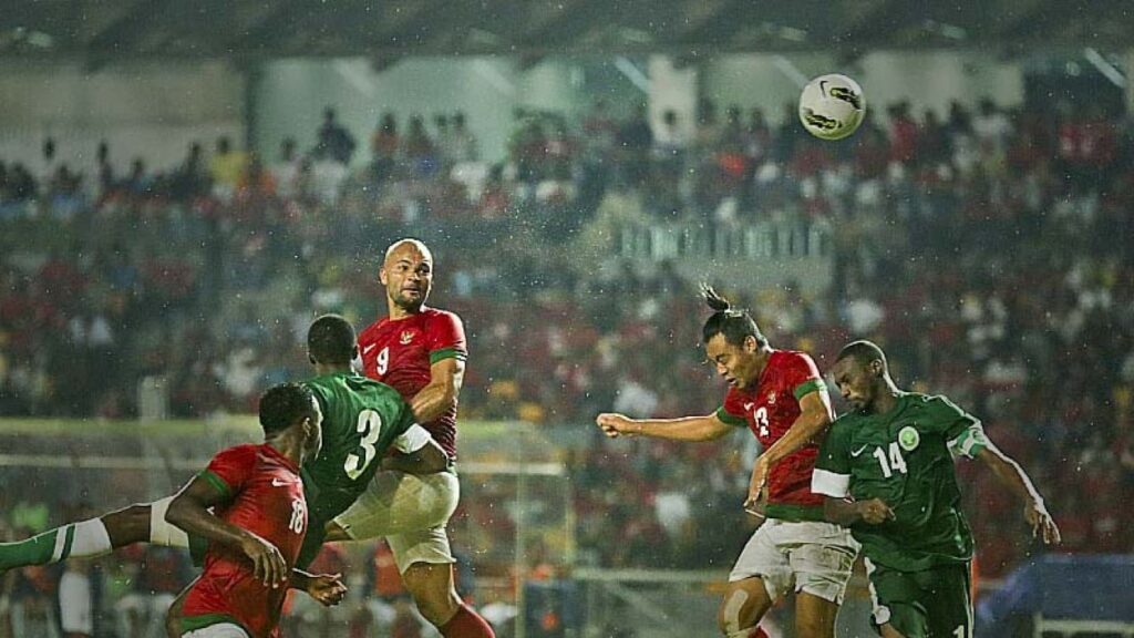 Timnas Indonesia saat hadapi Arab Saudi / foto : @Indostransfer