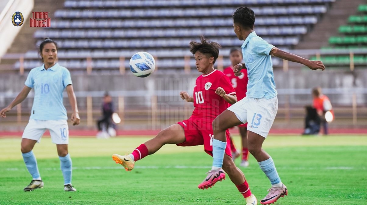 Timnas Putri Indonesia ditahan imbang tuan rumah Kamboja 0-0 dalam laga perdana Piala AFF 2024 pada Sabtu 23 November 2024