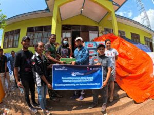 PT XL Axiata Tbk menunjukkan kepeduliannya terhadap para korban erupsi Gunung Lewotobi Laki-Laki di Flores Timur.