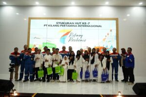 PT Kilang Pertamina Internasional (PT KPI) Unit Balikpapan merayakan ulang tahunnya yang ke-7 dengan acara syukuran yang penuh kehangatan di Eks Bioskop Banua Patra, Rabu (13/11)