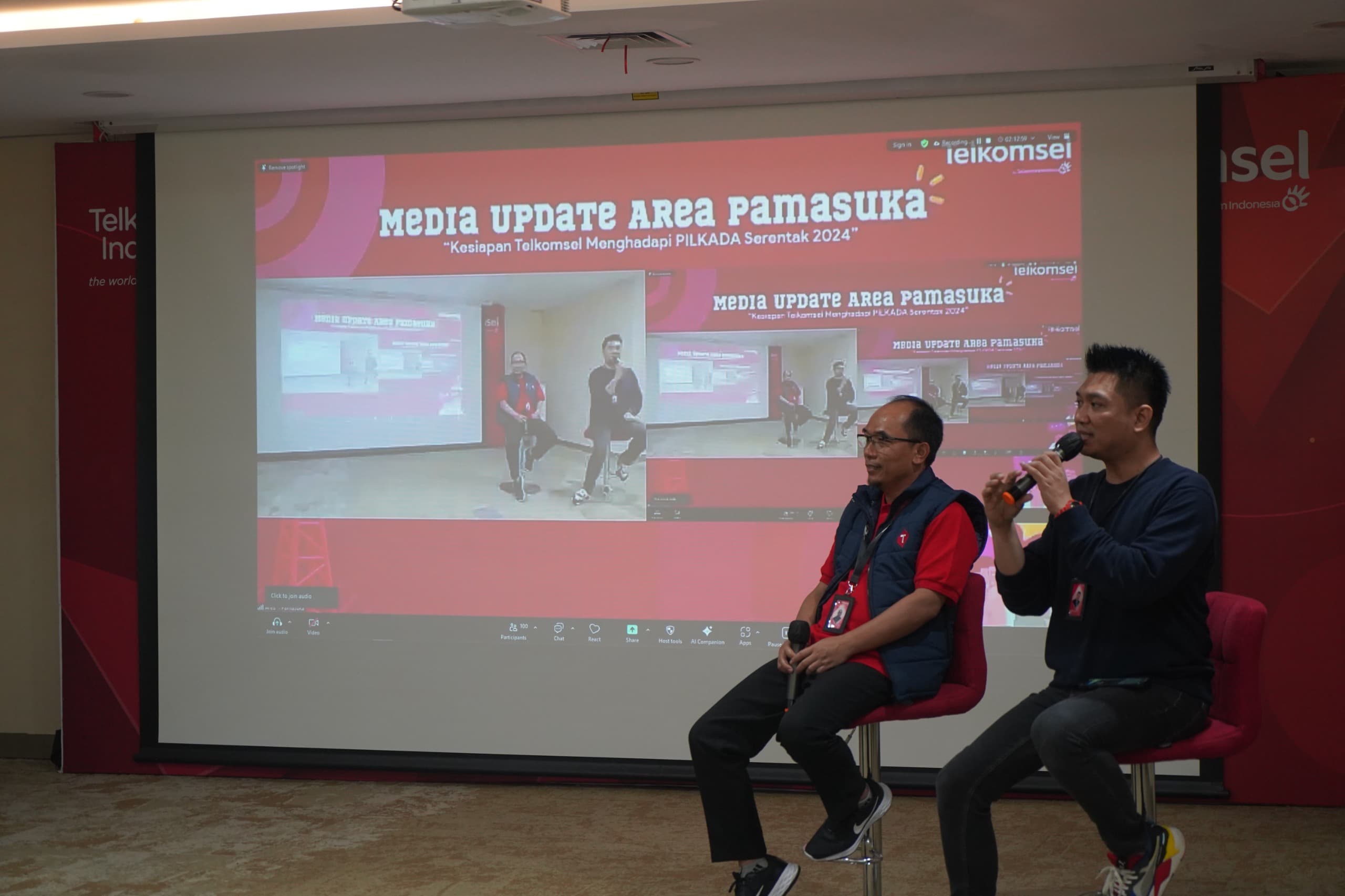 Menjelang Pilkada Serentak 2024, Telkomsel Area Pamasuka memastikan kesiapan infrastrukturnya dengan mengamankan 426 Titik Fokus (POI) Pilkada