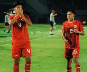 Laga Timnas Indonesia yang berakhir imbang 3-3 lawan Laos di Stadion Manahan Solo / PSSI