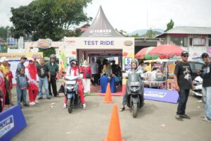 Yamaha terus hadir lebih dekat dengan masyarakat melalui rangkaian acara Yamaha Geber (Grebek Pasar Rame) di Cianjur