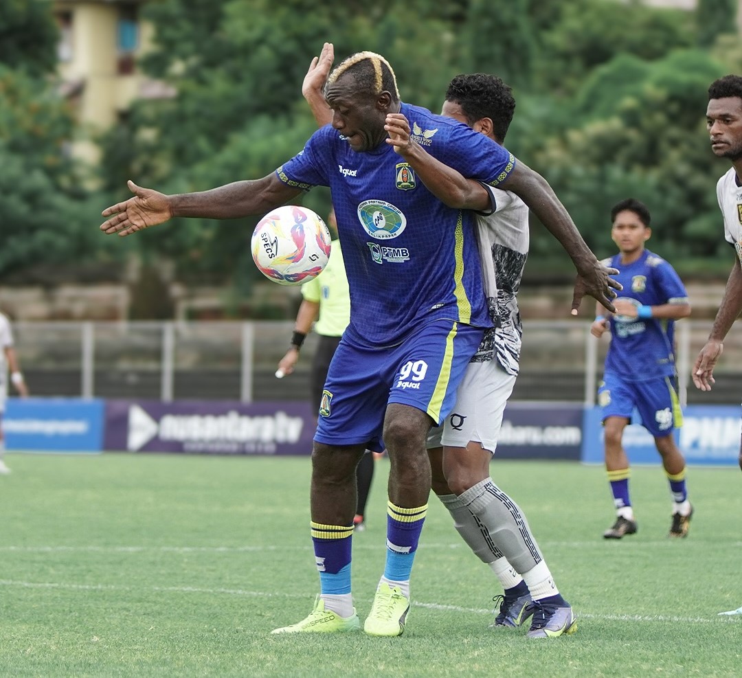 Laga Persiba Balikpapan ditahan imbang Waanal Brothers 0-0 dalam lanjutan Liga Nusantara, Minggu 12 Januari 2025 / Oficial Persiba