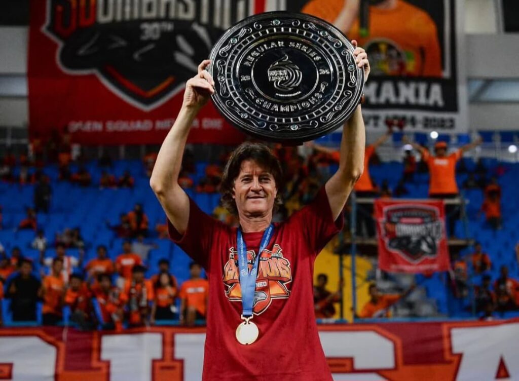 Pieter Husitra saat berhasil membawa Borneo FC menjadi runner up Piala Presiden 2024 / IG Pieter Huistra