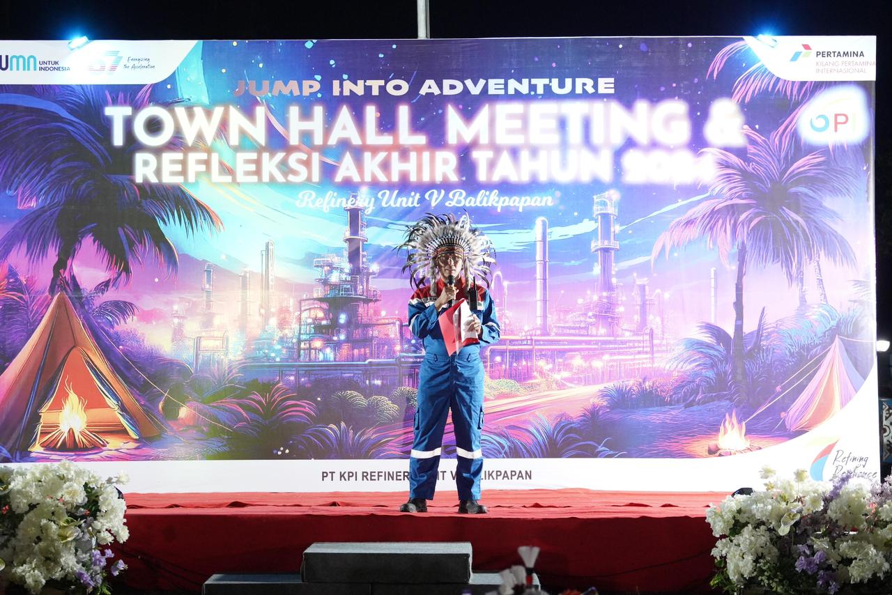 manajemen Kilang Pertamina Internasional (KPI) Unit Balikpapan menggelar Management Walk Through (MWT) di malam pergantian tahun 2024-2025, Sabtu (31/12).